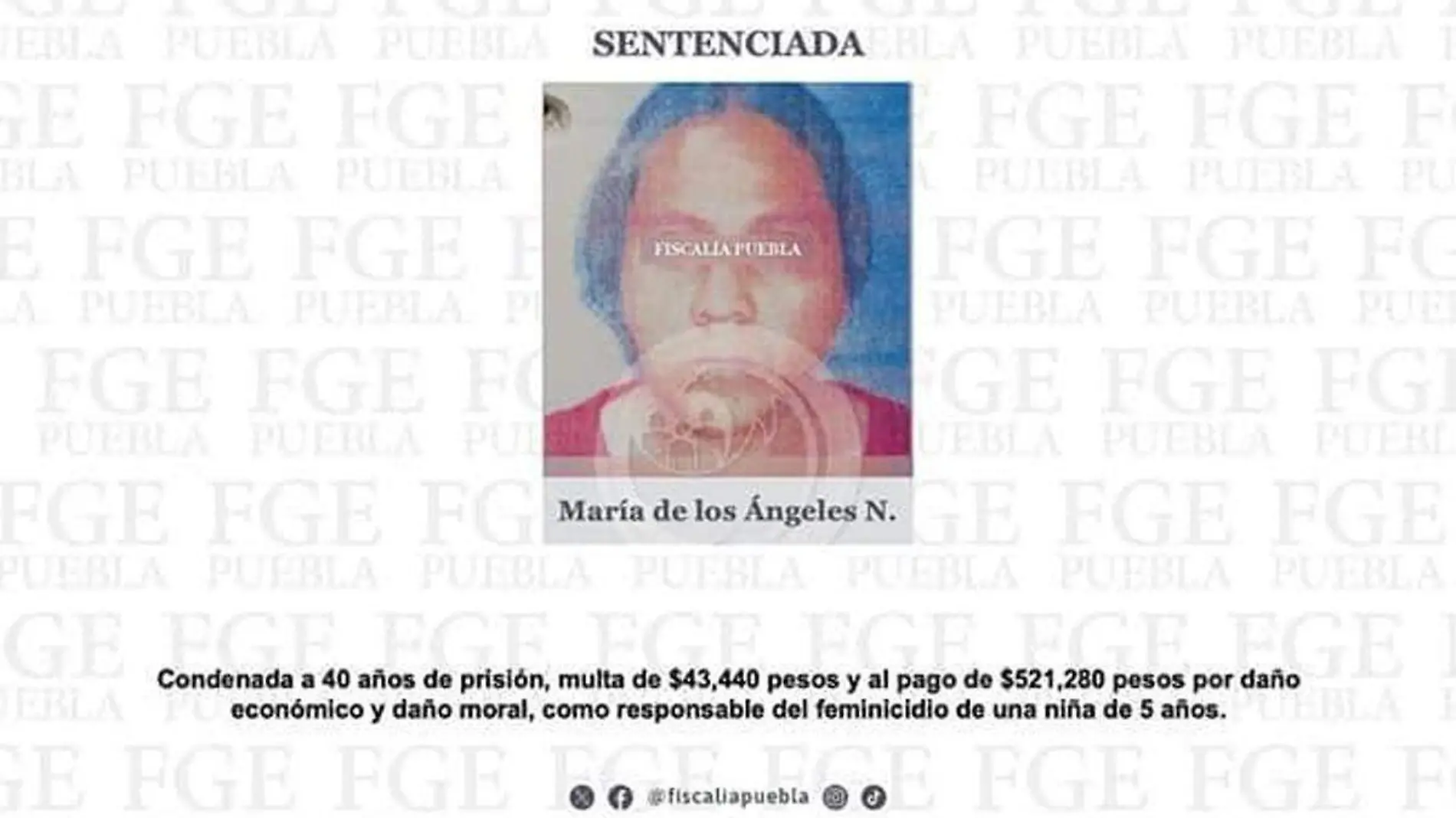 Sentencian a mujer por provocar muerte de su hijastra